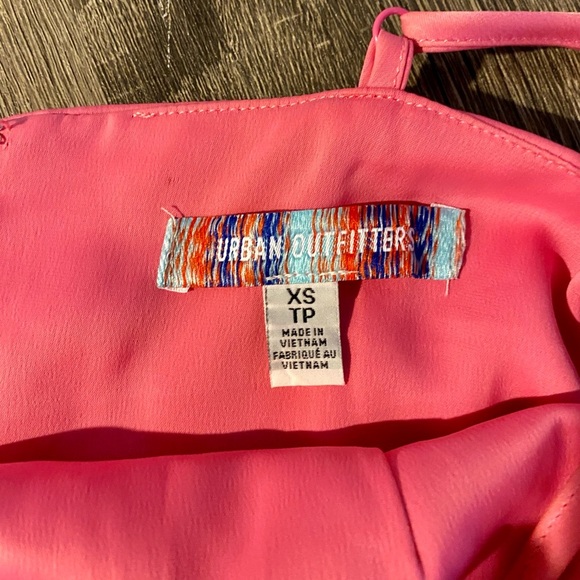 NWOT UO Mallory Cowl Neck Slip Dress xs urban outfitters pink new flattering - Picture 12 of 12